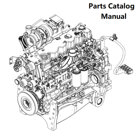Download Parts Catalog Manual - New Holland V001 Engine F4DGE617D PN/5802321541-221KW - PDF File 