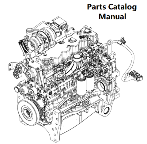 Download Parts Catalog Manual - New Holland V001 Engine F4DGE617K PN/5802486522-184KW - PDF File