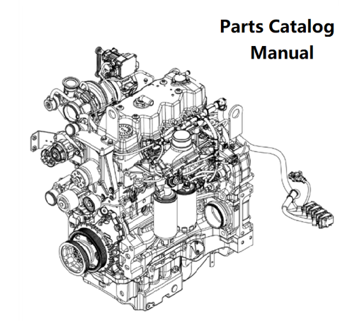 Download Parts Catalog Manual - New Holland V002 Engine F4DGE413C PN/5802350324-105KW - PDF File 