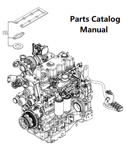 Download Parts Catalog Manual - New Holland V002 Engine F4DGE413D PN/5802543939-98KW - PDF File 