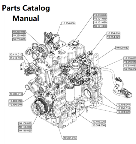Download Parts Catalog Manual - New Holland V002 Engine F4DGE413T PN/5802728288-81KW - PDF File 