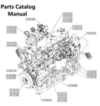Download Parts Catalog Manual - New Holland V002 Engine F4DGE613C PN/5802404529-191KW - PDF File 