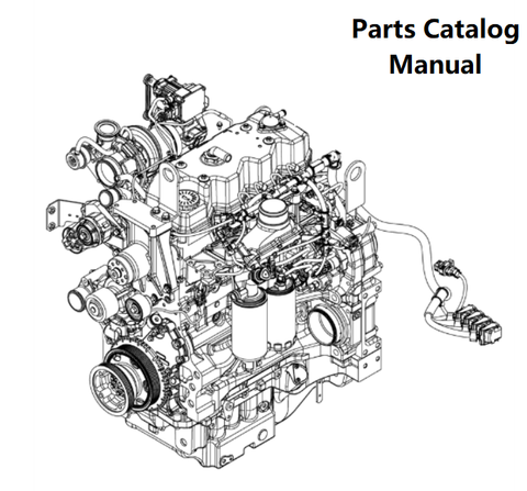 Download Parts Catalog Manual - New Holland V003 Engine F4DGE413D PN/5802543948-98KW - PDF File 