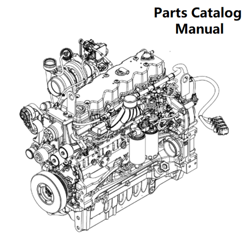 Download Parts Catalog Manual - New Holland V003 Engine F4DGE613N PN/5802558879-151KW - PDF File 