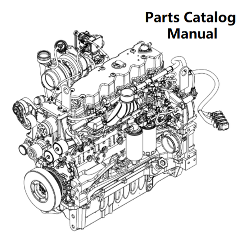 Download Parts Catalog Manual - New Holland V003 Engine F4DGE613U PN/5802764101-174KW - PDF File 