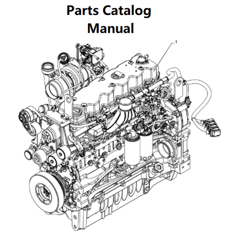 Download Parts Catalog Manual - New Holland V003 Engine F4DGE613Y PN/5802764100-185KW - PDF File 