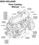 New Holland V003 Engine Parts Catalog Manual F2CGE614F PN/5802572016 - PDF File