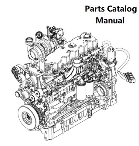 Download Parts Catalog Manual - New Holland V004 Engine F4DGE613C PN/5802483569-191KW - PDF File 