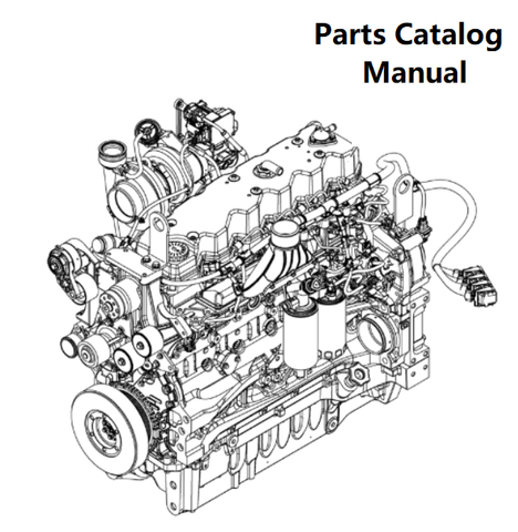 Download Parts Catalog Manual - New Holland V004 Engine F4DGE613S PN/5802708046-136KW - PDF File  