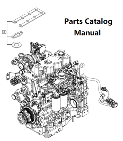 Download Parts Catalog Manual - New Holland V005 Engine F4DGE413C PN/5802507230-105KW - PDF File 