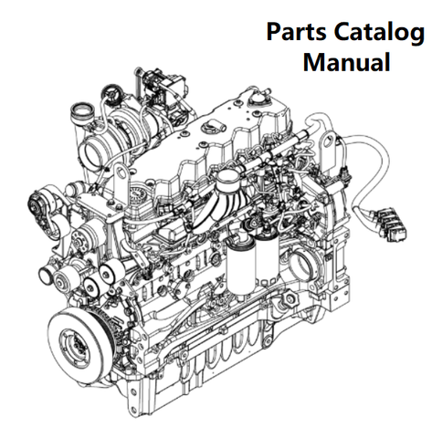 Download Parts Catalog Manual - New Holland V005 Engine F4DGE613C PN/5802492583-191KW - PDF File 