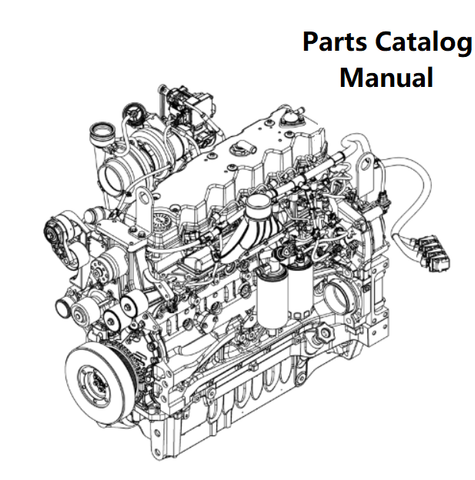 Download Parts Catalog Manual - New Holland V005 Engine F4DGE613N PN/5802708048-151KW - PDF File