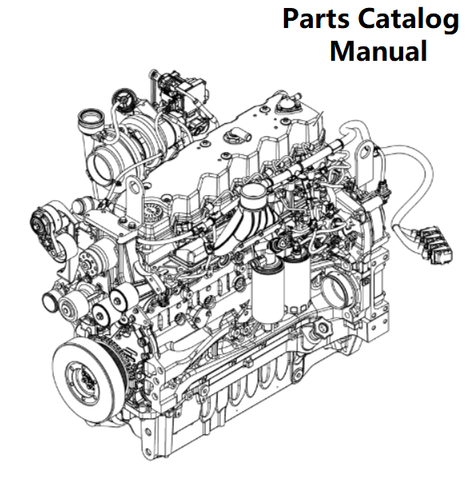 Download Parts Catalog Manual - New Holland V005Engine F4DGE613S PN/5802727118-136KW - PDF File 