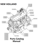 New Holland V006 Engine Parts Catalog Manual F2CGE613E PN/5802411764 - PDF File