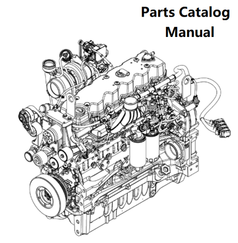 Download Parts Catalog Manual - New Holland V007 Engine F4DGE613D PN/5802764103-159KW - PDF File 