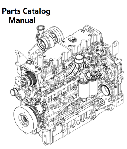 Download Parts Catalog Manual - New Holland V007 Engine F4DGE617D PN/5802495713-221KW - PDF File