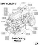New Holland V007 Engine Parts Catalog Manual F2CGE613E PN/5802474778 - PDF File