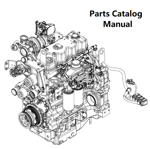 Download Parts Catalog Manual - New Holland V010 Engine F4DGE413C PN/5802543950-105KW - PDF File 