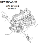 New Holland V010 Engine Parts Catalog Manual F2CGE613E PN/5802474828 - PDF File