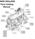 New Holland V014 Engine Parts Catalog Manual F2CGE613E PN/5802562292 - PDF File