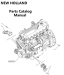 New Holland V015 Engine Parts Catalog Manual F2CGE613E PN/5802562296 - PDF File