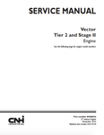 New Holland Vector Tier 2 and Stage II Engine Service Repair Manual 84586876 - Manual labs