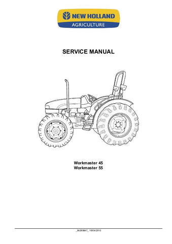 New Holland Workmaster™ 45, Workmaster™ 55 Tractor Service Repair Manual 84269847 - Manual labs