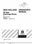 New Holland Yard Tractor 38 Inch 71569700-T0H0001 Operator’s Manual 86602563 - Manual labs