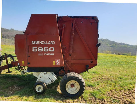 Download PDF For New Holland (Fiat Agri) 5950 Round Baler Parts Catalog Manual (1/80-12/98)