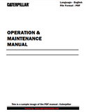 DOWNLOAD PDF FOR OPERATION AND MAINTENANCE MANUAL - (CAT) CATERPILLAR 3408 TRUCK ENGINE S/N 28V - PDF File