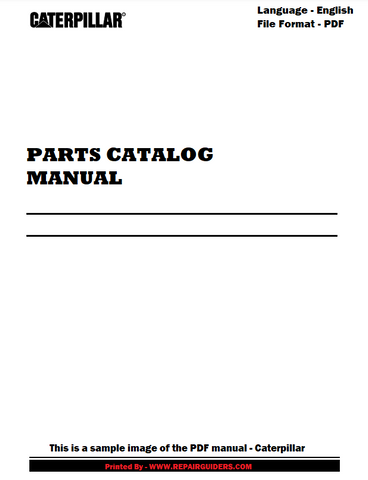 DOWNLOAD PDF FOR 3116 CATERPILLAR ENGINE - MACHINE - PARTS CATALOG MANUAL (SERIAL NUMBER) - (1CK) - PDF File
