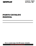 PARTS CATALOG MANUAL - (CAT) CATERPILLAR C-12 TRUCK ENGINE S/N GEP - PDF BOOK (DELIVERY) - Manual labs