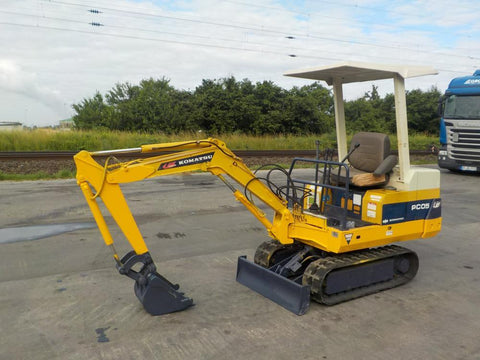 Download PDF For PC05-6 Komatsu Crawler Excavator Parts Catalog Manual S/N 5001-UP