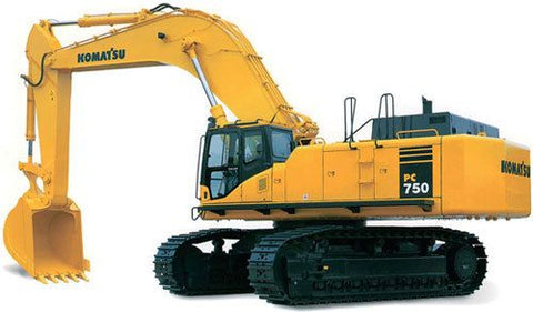 PC750SE-7K, PC750LC-7K Komatsu Hydraulic Excavator Service Repair Manual SN: K40001 and up Download PDF - Manual labs