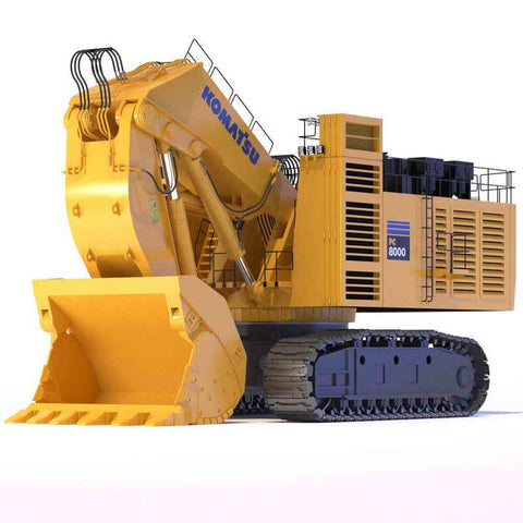 Download PDF For PC8000-6 Komatsu Hydraulic Mining Shovels Parts Catalog Manual S/N 12075