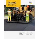 CATERPILLAR AS2302C ASPHALT SCREED SERVICE REPAIR MANUAL TDJ - Manual labs