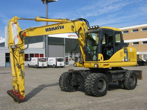 PW140-7 Komatsu Wheeled Excavators Parts Catalog Manual S/N H55051-UP - PDF File