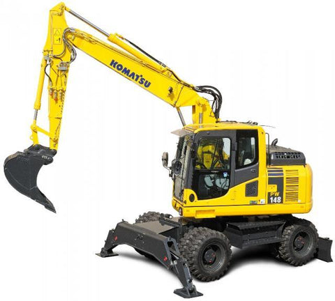 PW148-8 Komatsu Wheeled Excavators Parts Catalog Manual S/N H50051-UP - PDF File