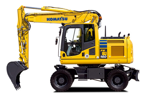 PW150-1 Komatsu Wheeled Excavators Parts Catalog Manual S/N 1001-UP - PDF File