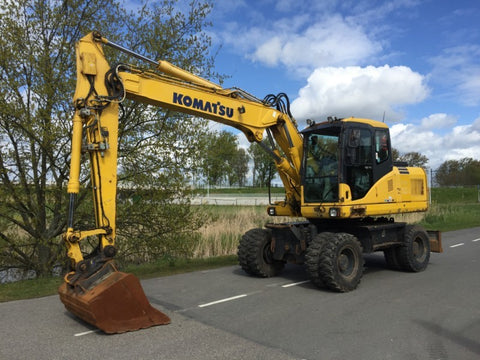 PW160-7 Komatsu Wheeled Excavators Parts Catalog Manual S/N H50051-UP - PDF File