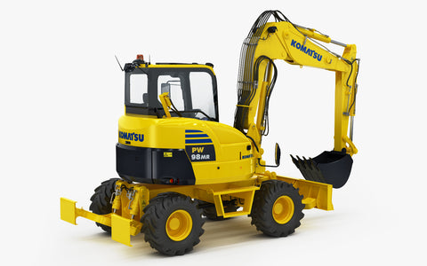 Download PDF For PW98MR-8 Komatsu Wheeled Excavator Parts Catalog Manual S/N F80003 AND UP