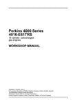 4016-E61TRS Engines - Perkins 4000 Series Service Repair Manual - Manual labs