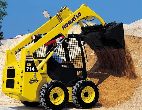 Download PDF For SK714-5 Komatsu Skid Steer Loader Parts Catalog Manual S/N 37AF00004-Up