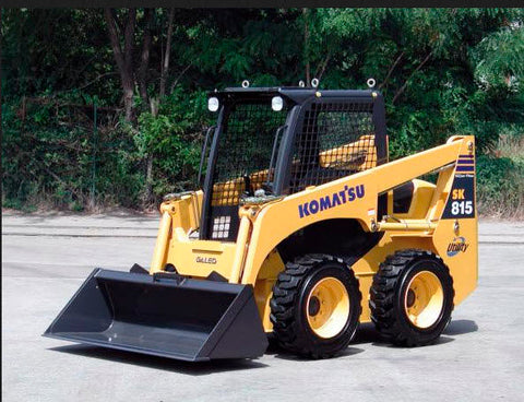 Download PDF For SK815-5 TURBO Komatsu Skid Steer Loader Parts Catalog Manual S/N 37BTF00224-Up