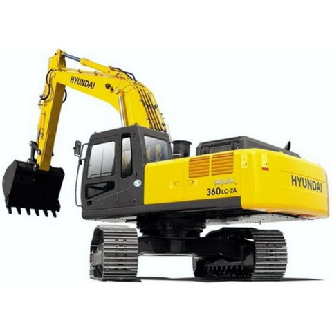 Service Repair Manual - Hyundai R360LC-7A Crawler Excavator PDF Download - Manual labs