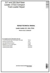 Instant Download PDF For John Deere 317 and 320 Skid Steer Loader, CT322 Compact Track Loader Technical Service Repair Manual TM2152