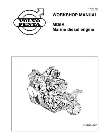 Volvo Penta MD5A Marine Engine Service Repair Manual - Manual labs