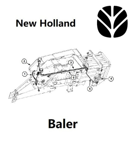 Download PDF For New Holland Hesston 4800 Big Rectangular Baler Parts Catalog Manual (1/80-12/90)