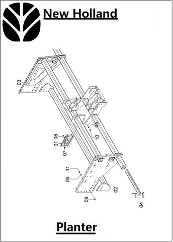 Download PDF For New Holland PD-21R Planter Brazil Parts Catalog Manual-(1/12-8/15)