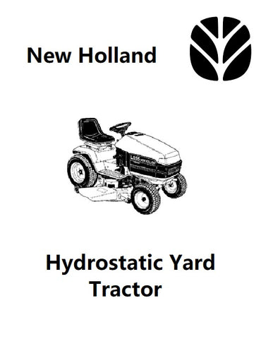 Download PDF For New Holland LS55 18HP Hydrostatic Yard Tractor W/Cruise (T0E0001) Parts Catalog Manual Part Number-715695006